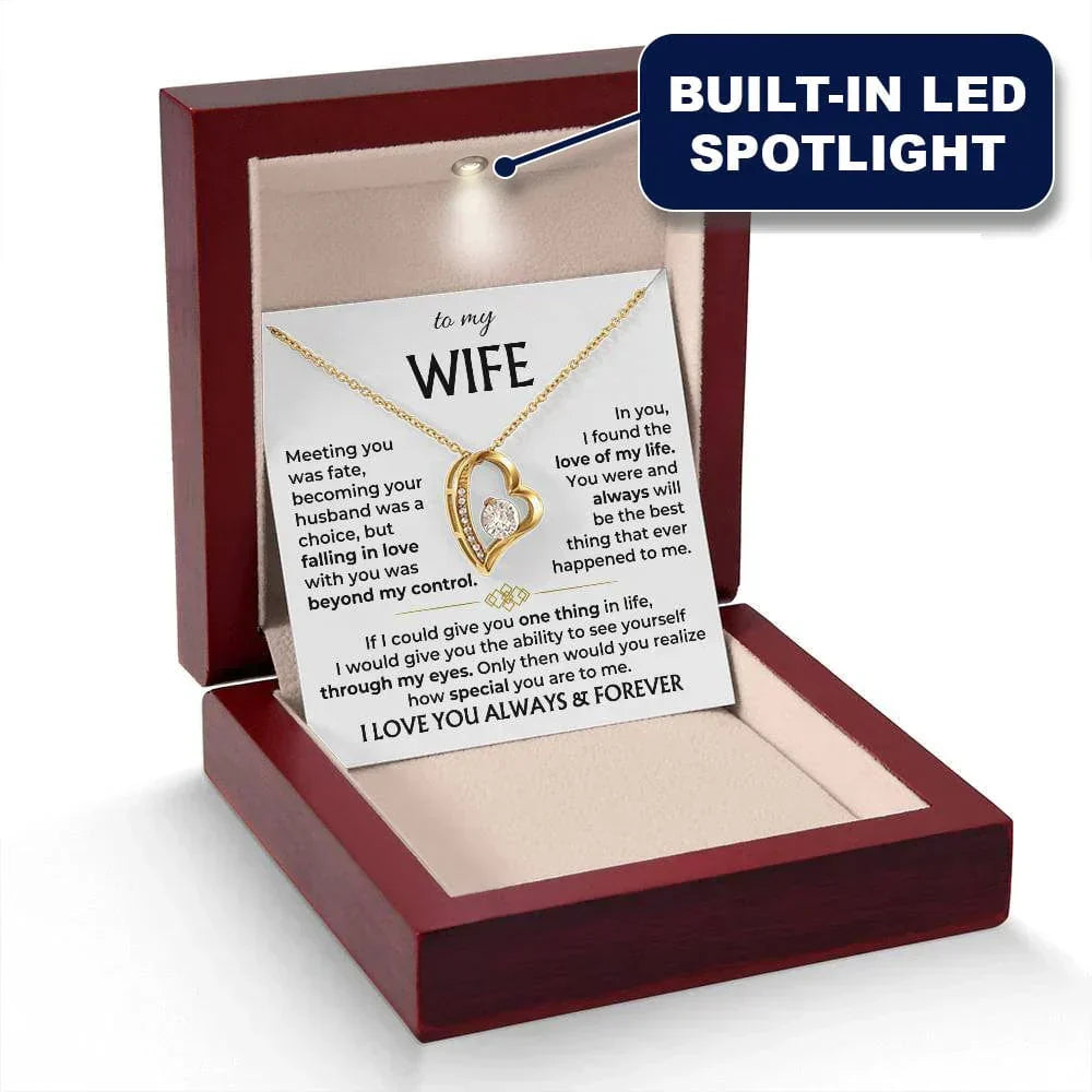 To My Wife - Beautiful Necklace Gift Set
