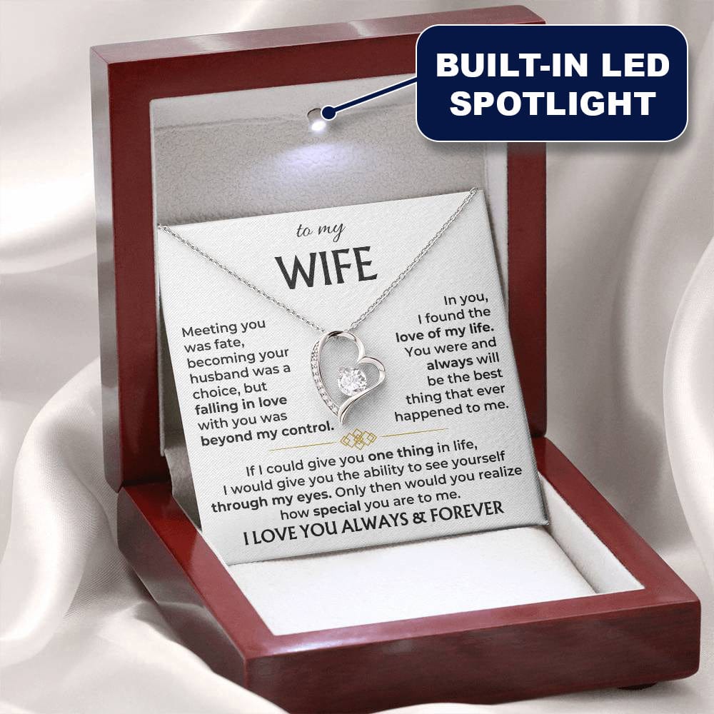 To My Wife - Beautiful Necklace Gift Set